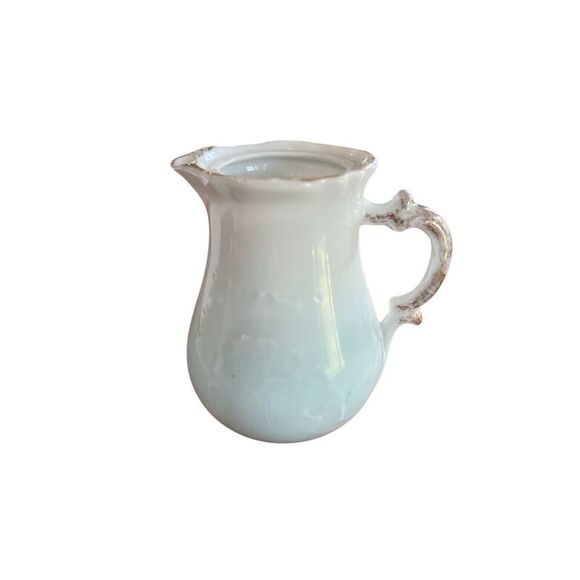 Vintage Cloud Creamer Gold Blue White 535 Mark 4 Inch Unique Collectors Piece - Picture 1 of 13